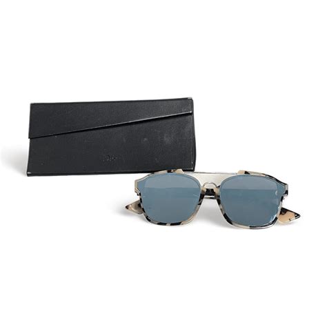 Dior Abstract Square Mirrored Sunglasses, 58mm In Spotted 